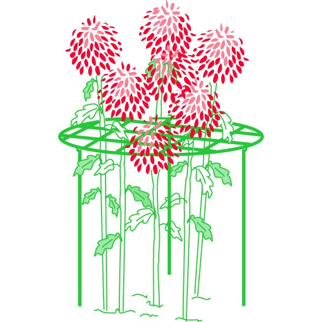 Bosmere Flower Support 22" Grid / 36" Legs — priced per each; minimum 6; multiples of 6
