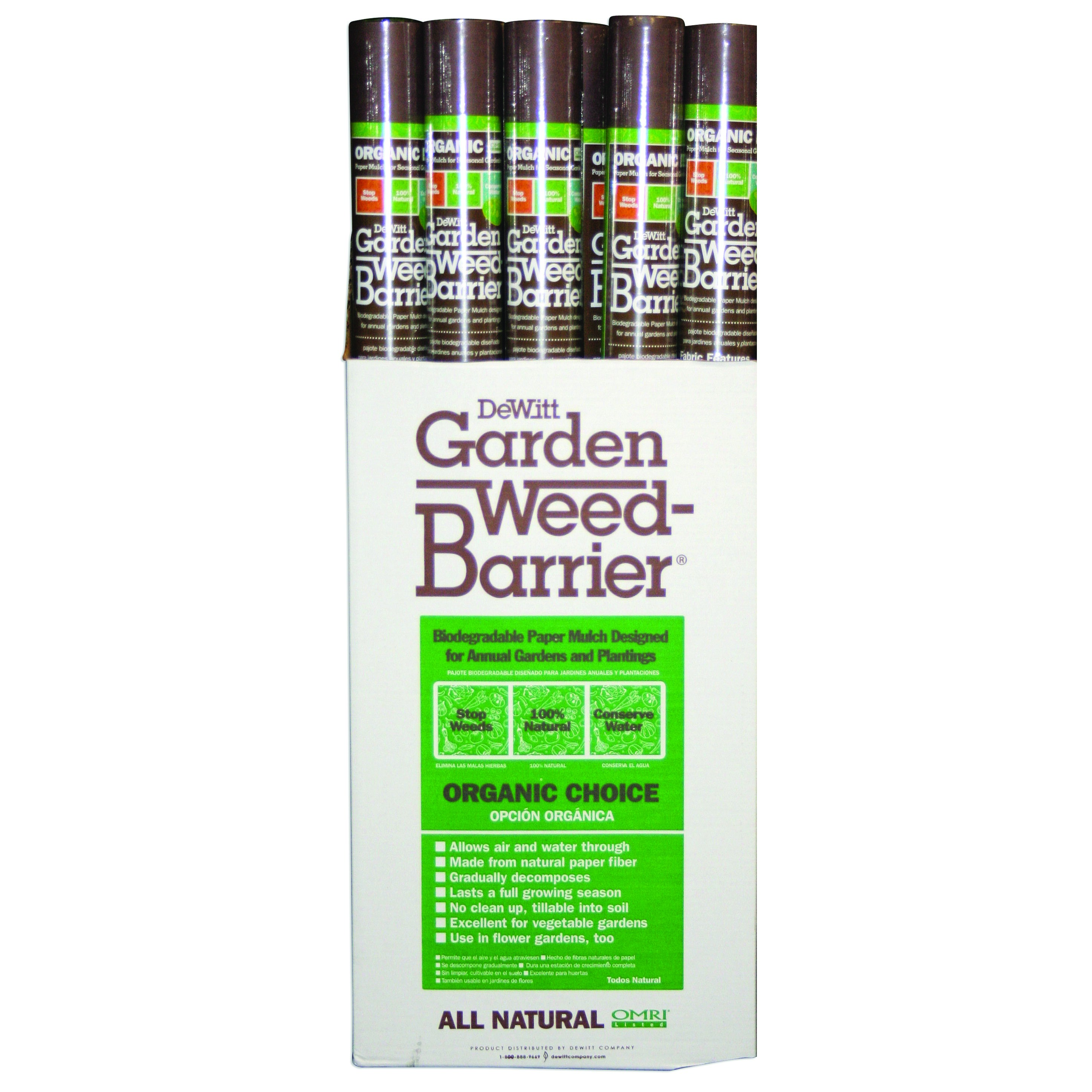Dewitt 3'x40' Natural Garden Weed Ban Weedbarrier — priced per each; minimum 12; multiples of 12