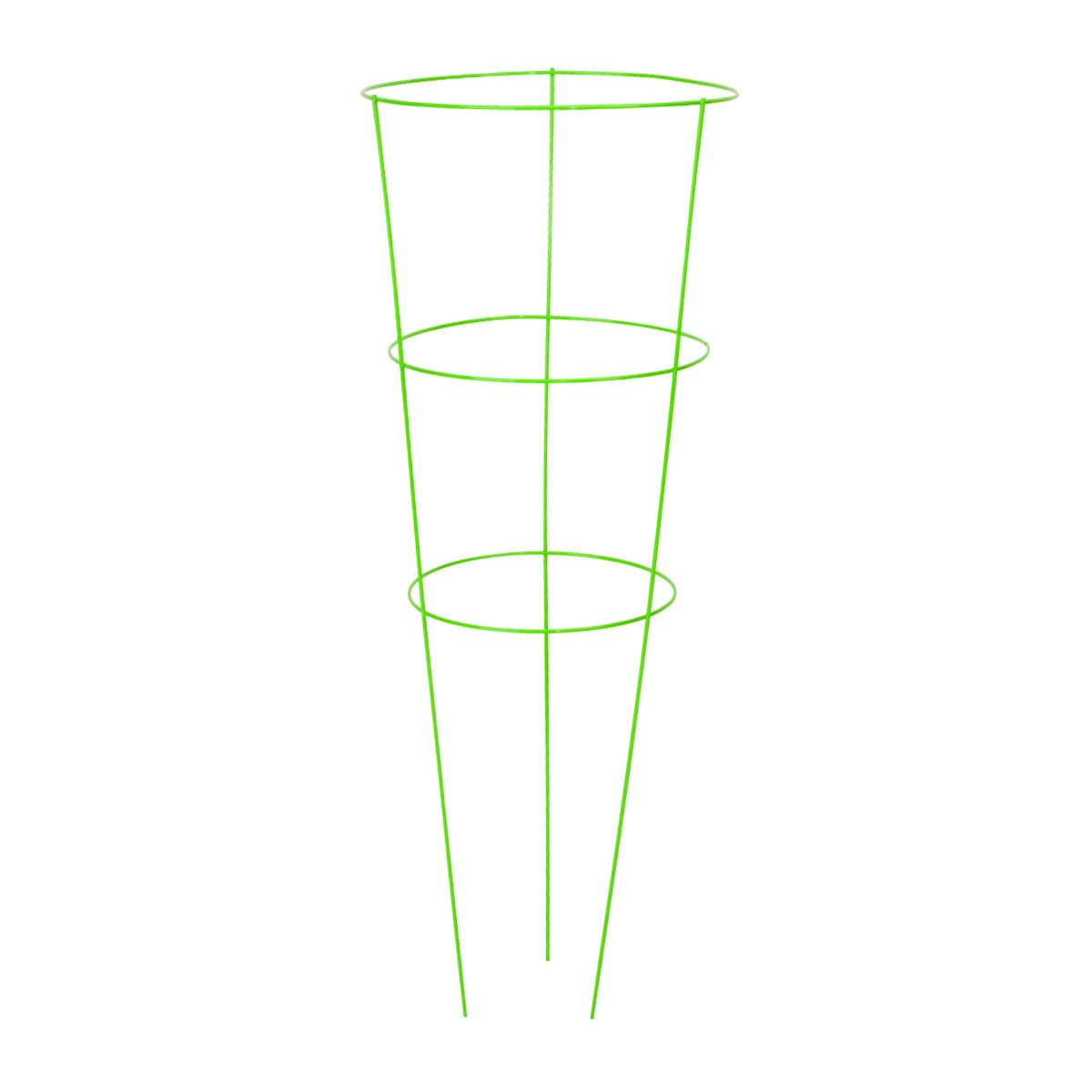 Panacea 42" Green Tomato Cage 3 Leg 3 Ring — priced per each; minimum 25; multiples of 25