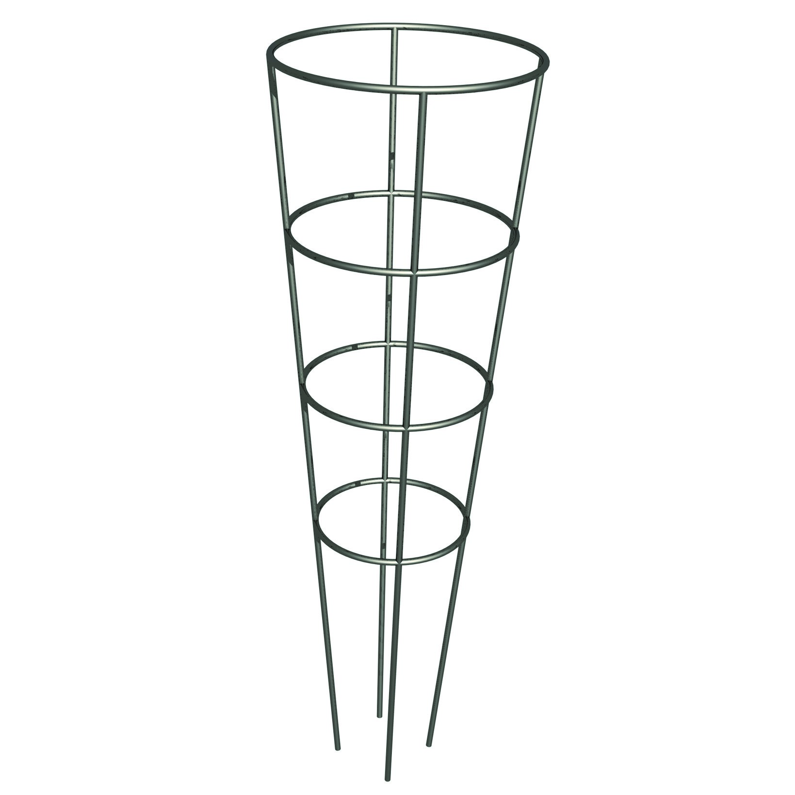 Panacea 54" Tomato Cage 4 Leg 4 Ring Galvanized — priced per each; minimum 15; multiples of 15