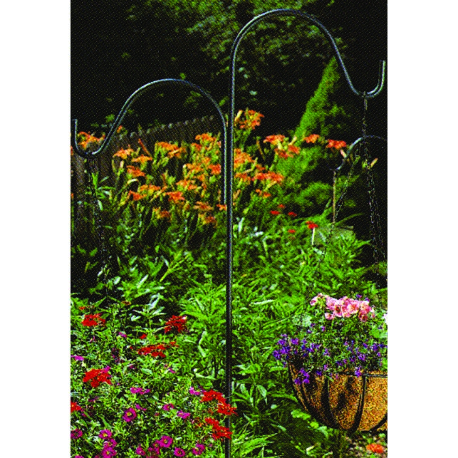Panacea 84" Black Double Offset Hook — priced per each; minimum 10; multiples of 10