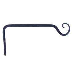 Panacea 6" Forged Black Straight Hook — priced per each; minimum 12; multiples of 12
