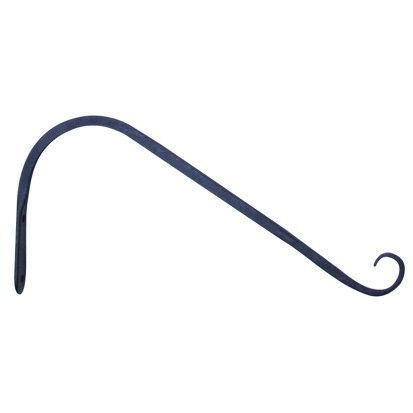 Panacea 12" Hook Angled Bracket Black — priced per each; minimum 12; multiples of 12
