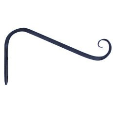 Panacea 5" Hook Angled Black — priced per each; minimum 12; multiples of 12