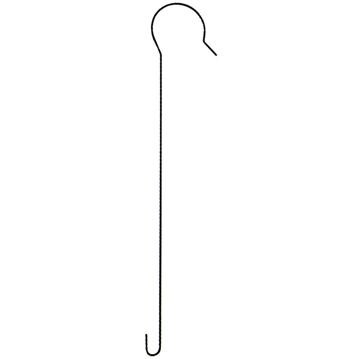 Panacea 36" Black Tree Hook — priced per each; minimum 12; multiples of 12
