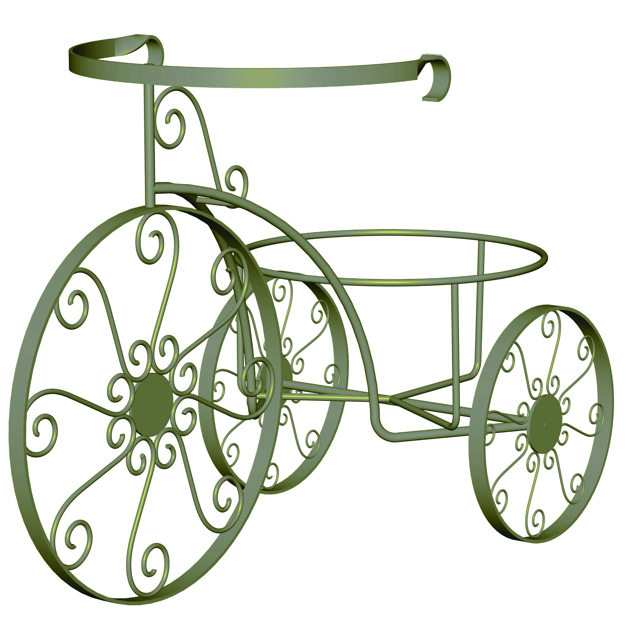 Panacea Whimsical Plant Stand Tricycle