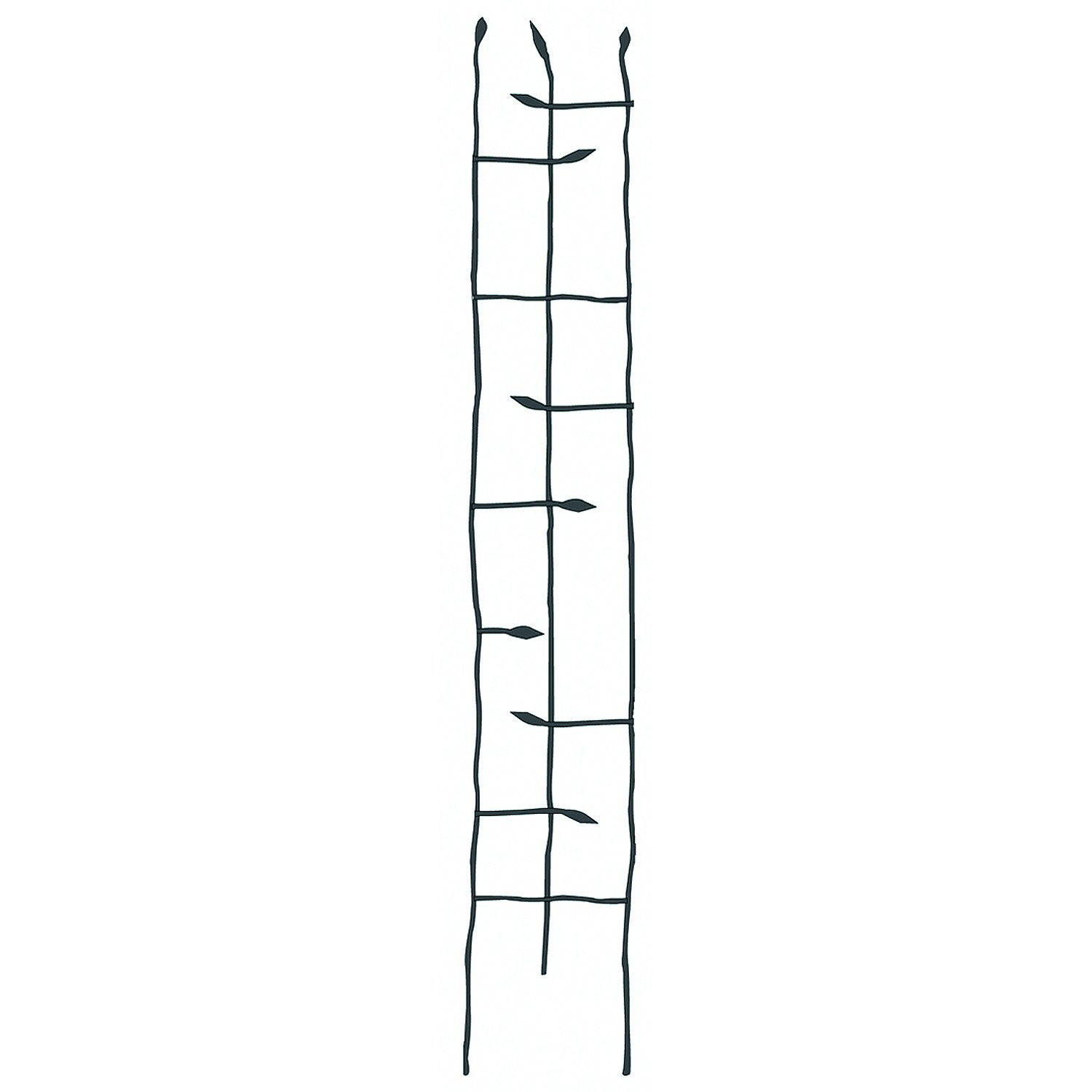 Panacea 72" Narrow Forged Twig Trellis With Leaves — priced per each; minimum 10; multiples of 10