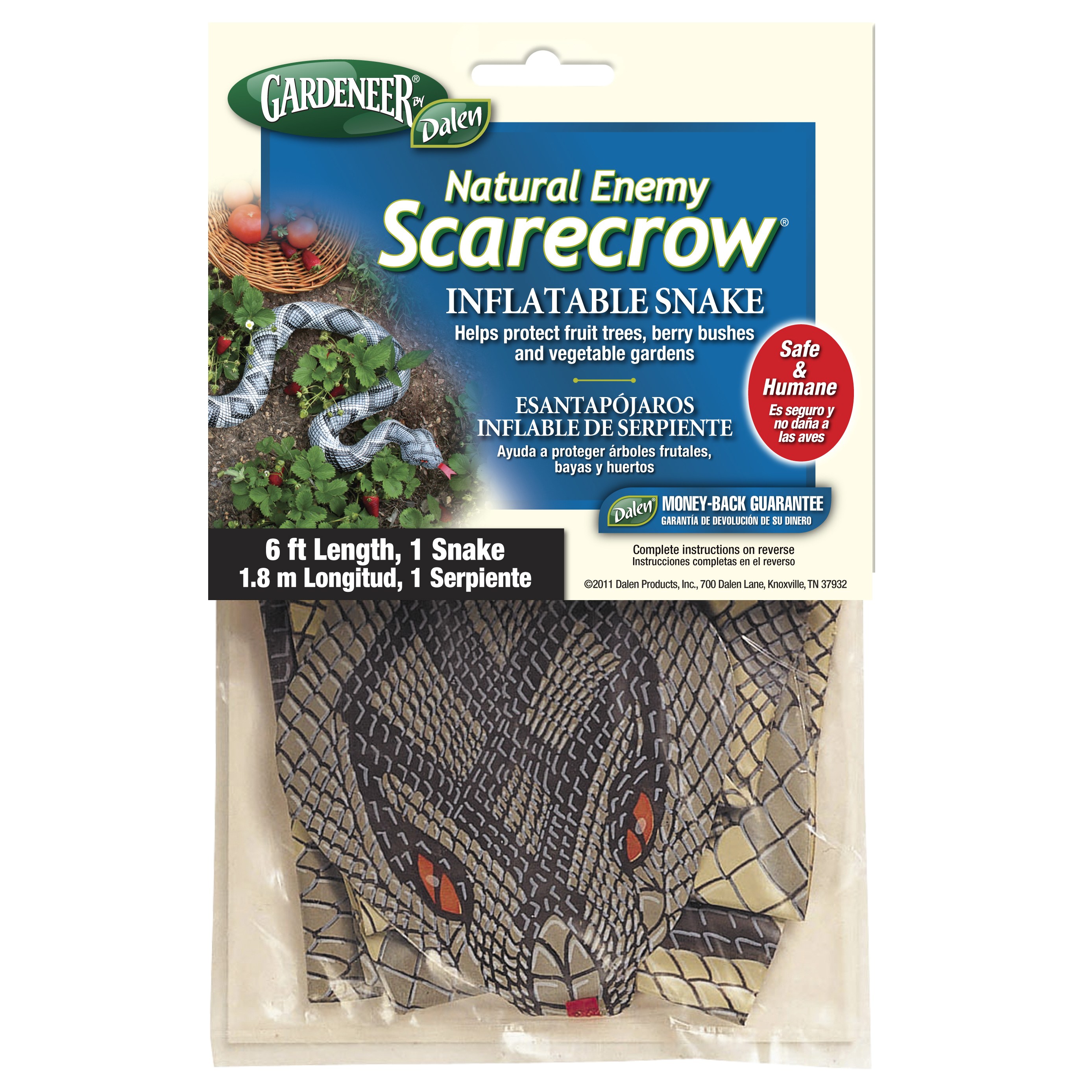 Dalen Gardeneer 6' Inflatable Snake On Clip Strip
