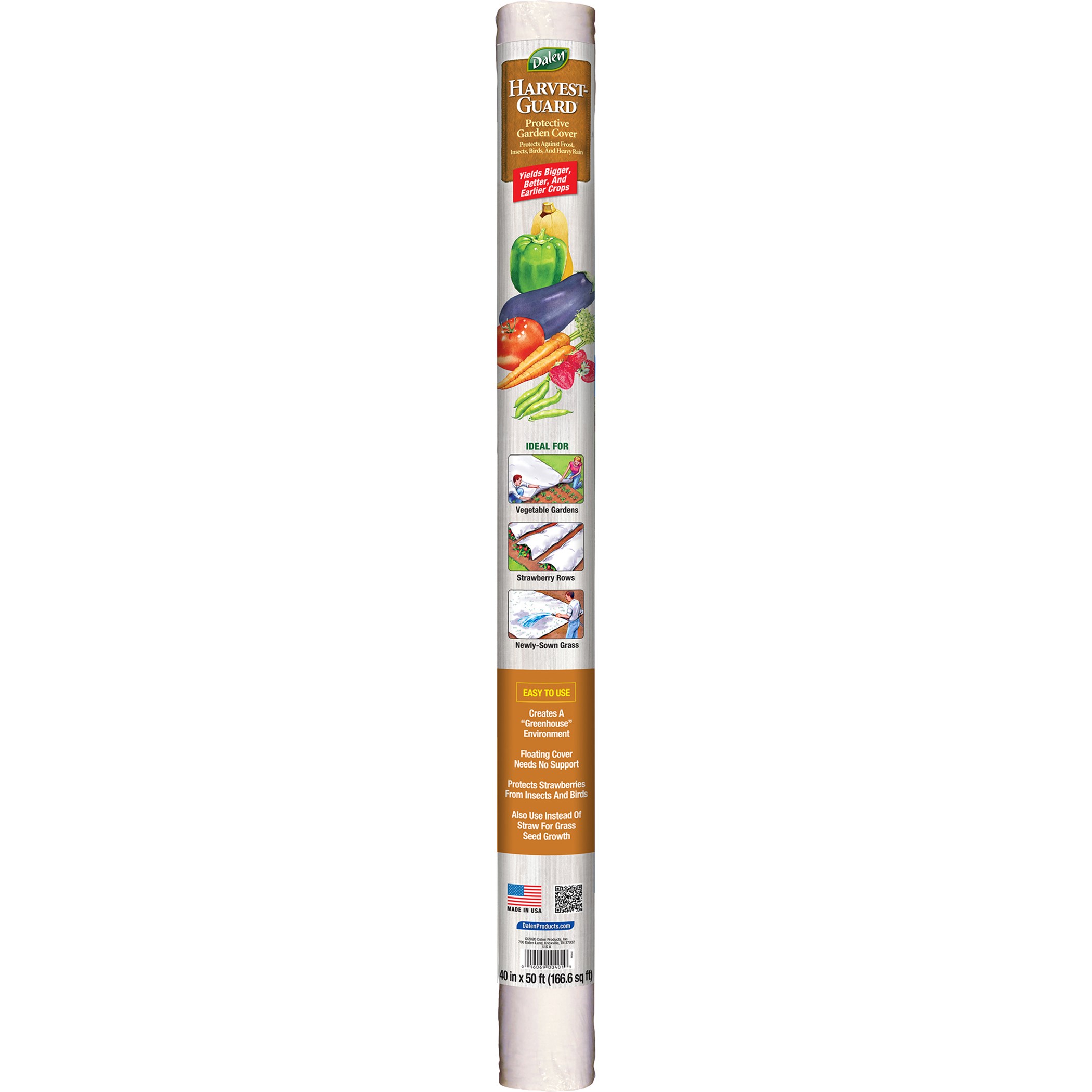 Dalen 40"x50' Harvest Guard Lawn Seeding Cover On Rolls