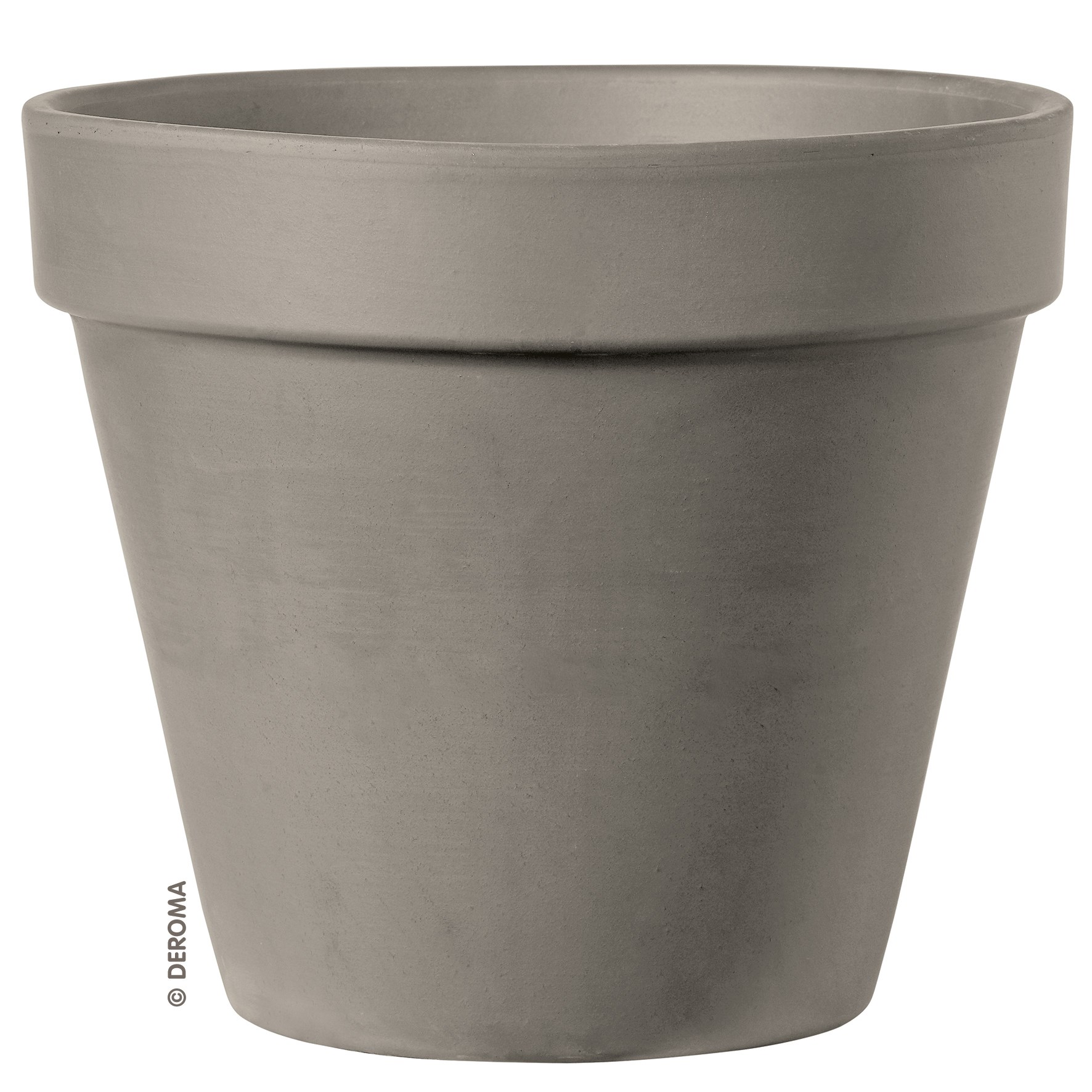 Deroma 4.3" Standard Pot Grafite Clay — Single Unit