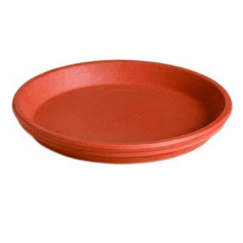 Deroma 11.4" Saucer Terra Cotta Clay Case Pack — priced per each; minimum 9; multiples of 9