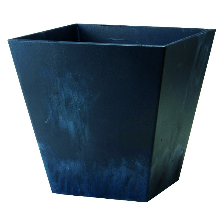 ArtStone Ella 12" Square Planter Black — priced per each; minimum 5; multiples of 5