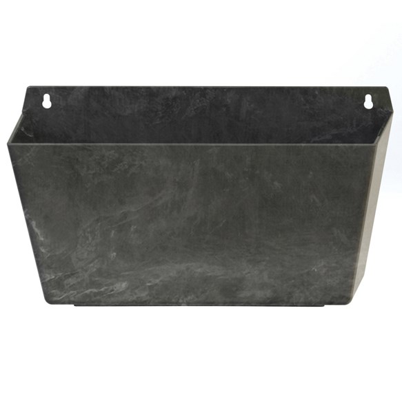 ArtStone Ella 8.5" Wall Pot Black — priced per each; minimum 10; multiples of 10