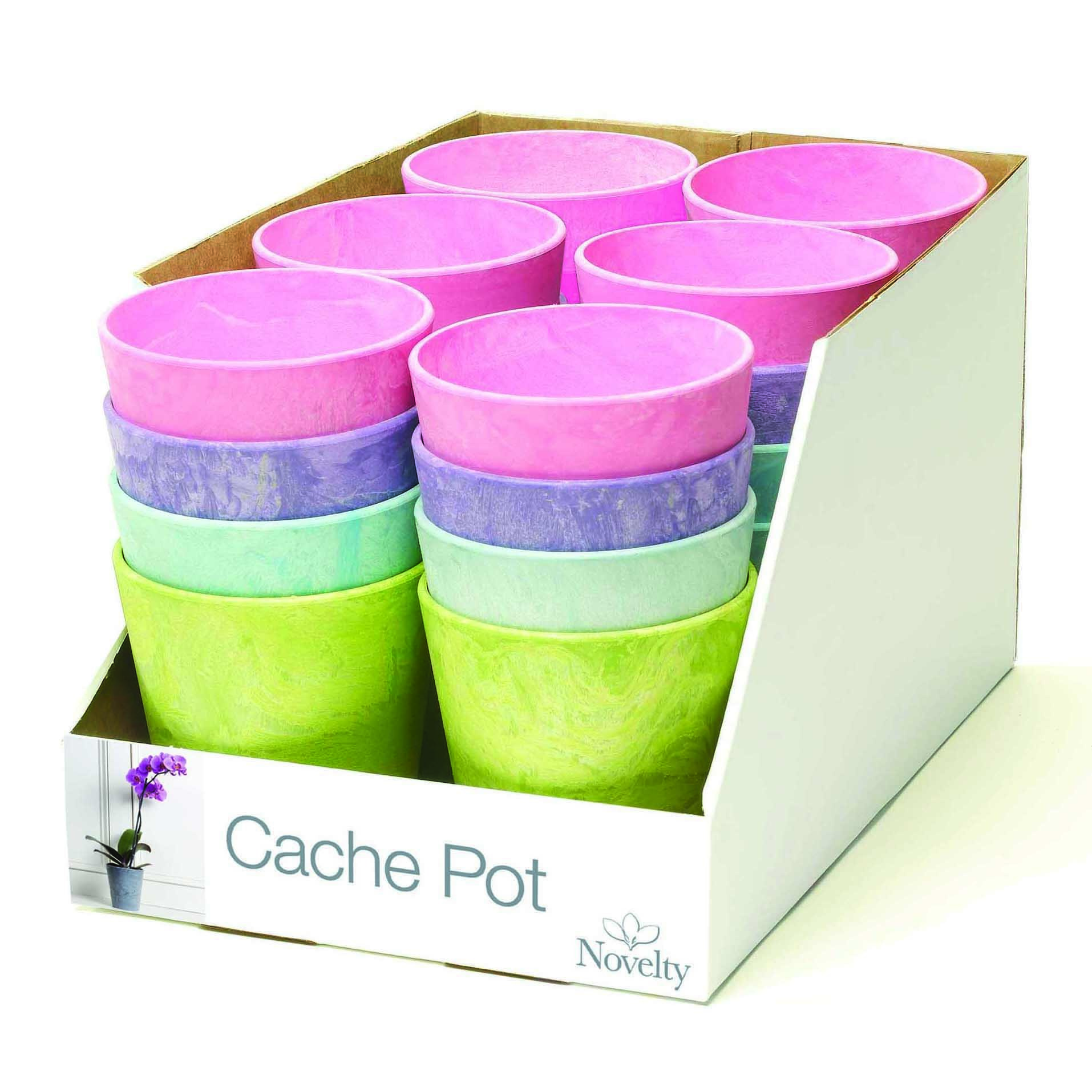 ArtStone 24pc 5" Cache Pot Bright Color Pack