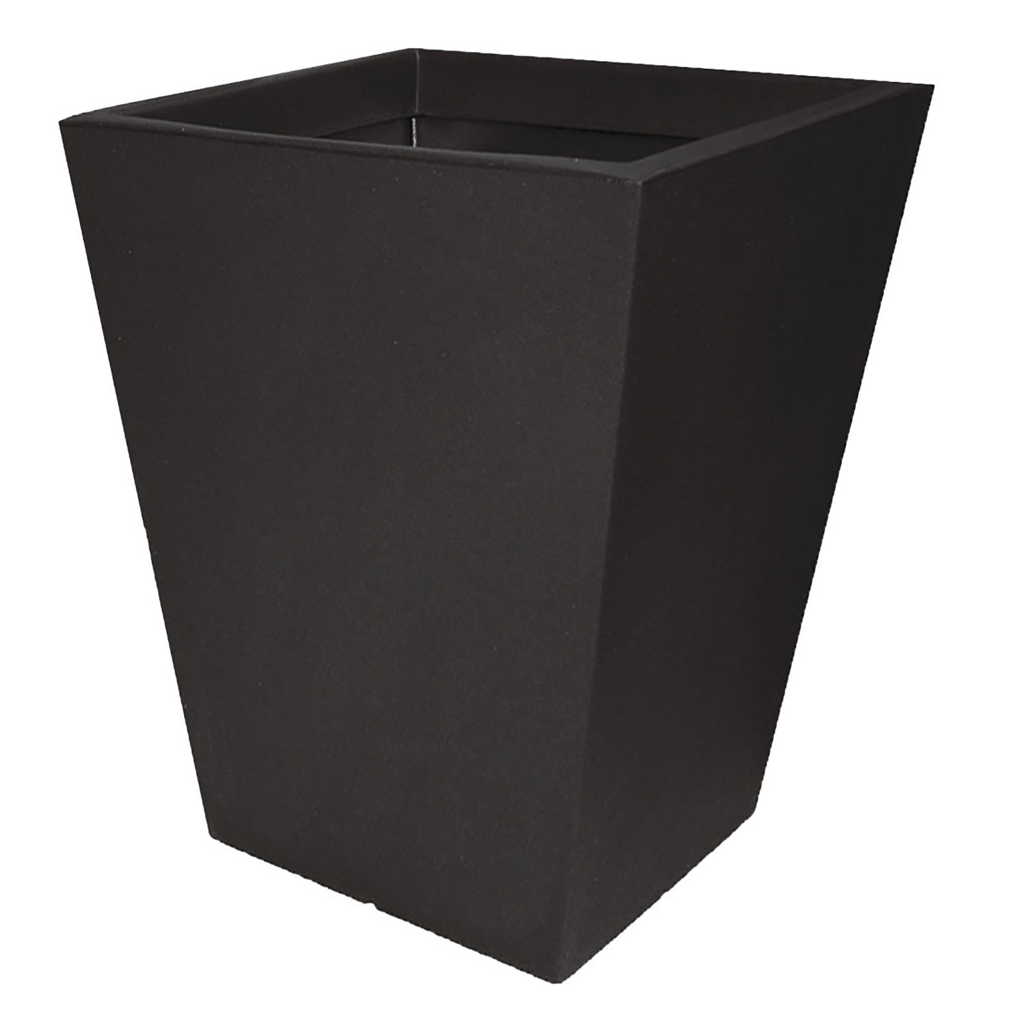 Tusco 22" Cosmo Square Planter Black