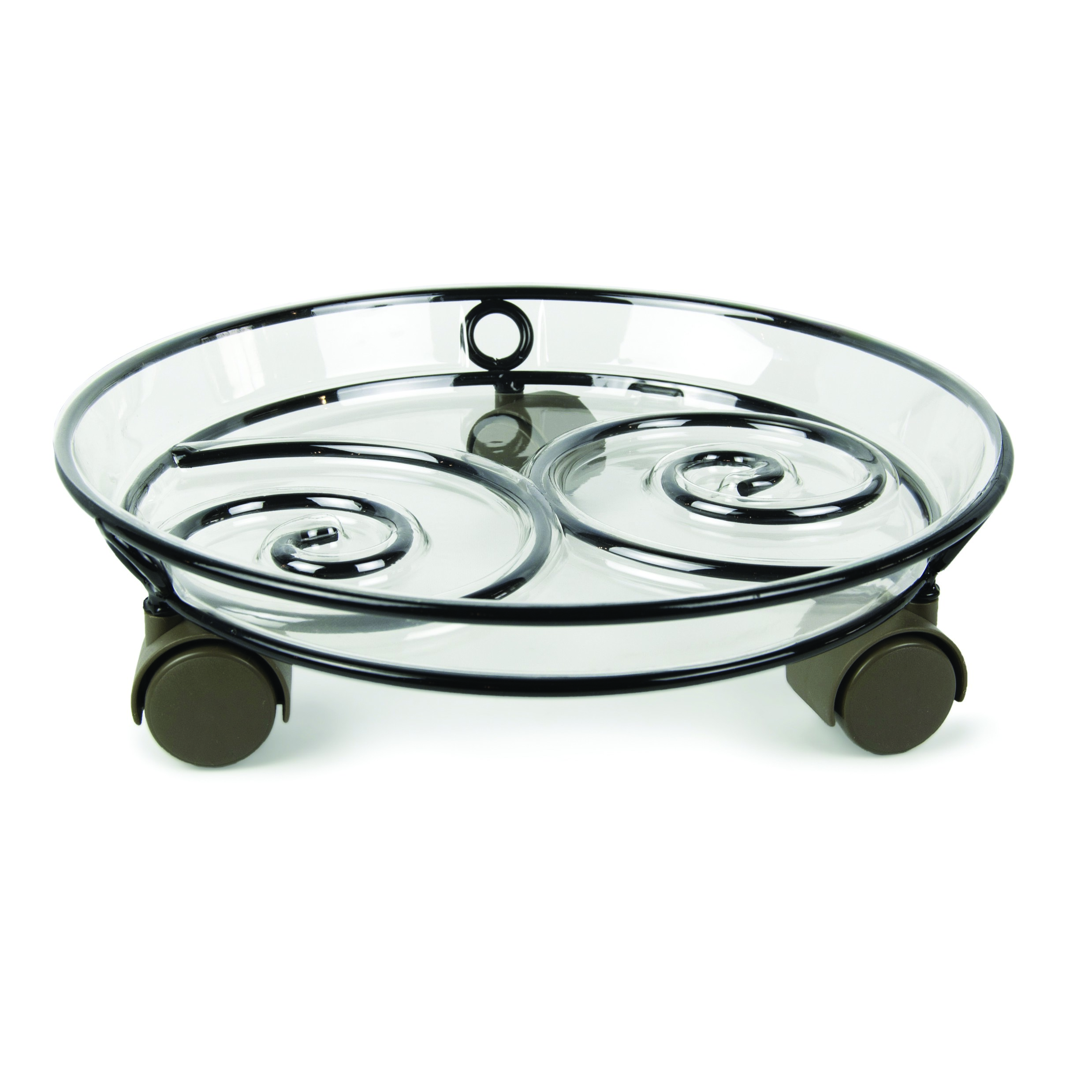 Plastec 12" Spiral Caddy Black — priced per each; minimum 4; multiples of 4
