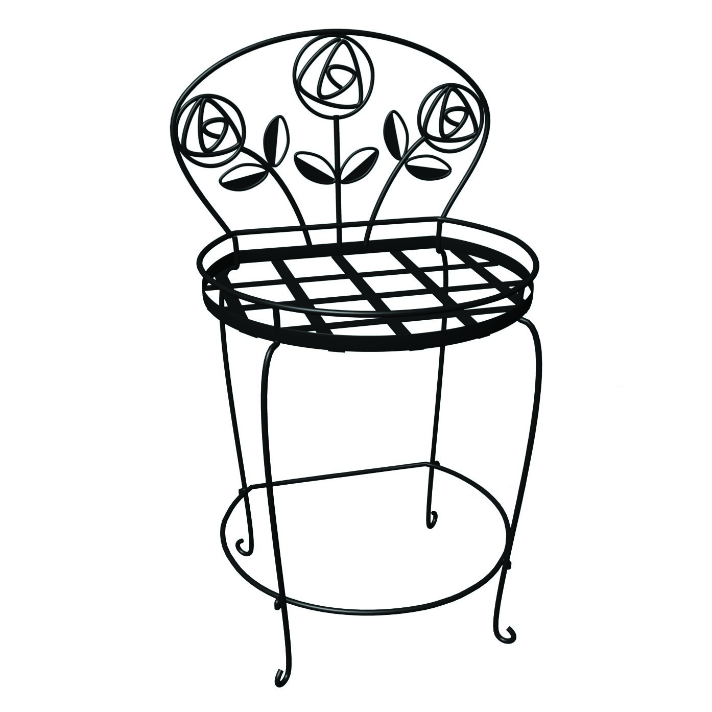 Plastec Rose Garden Chair Stand