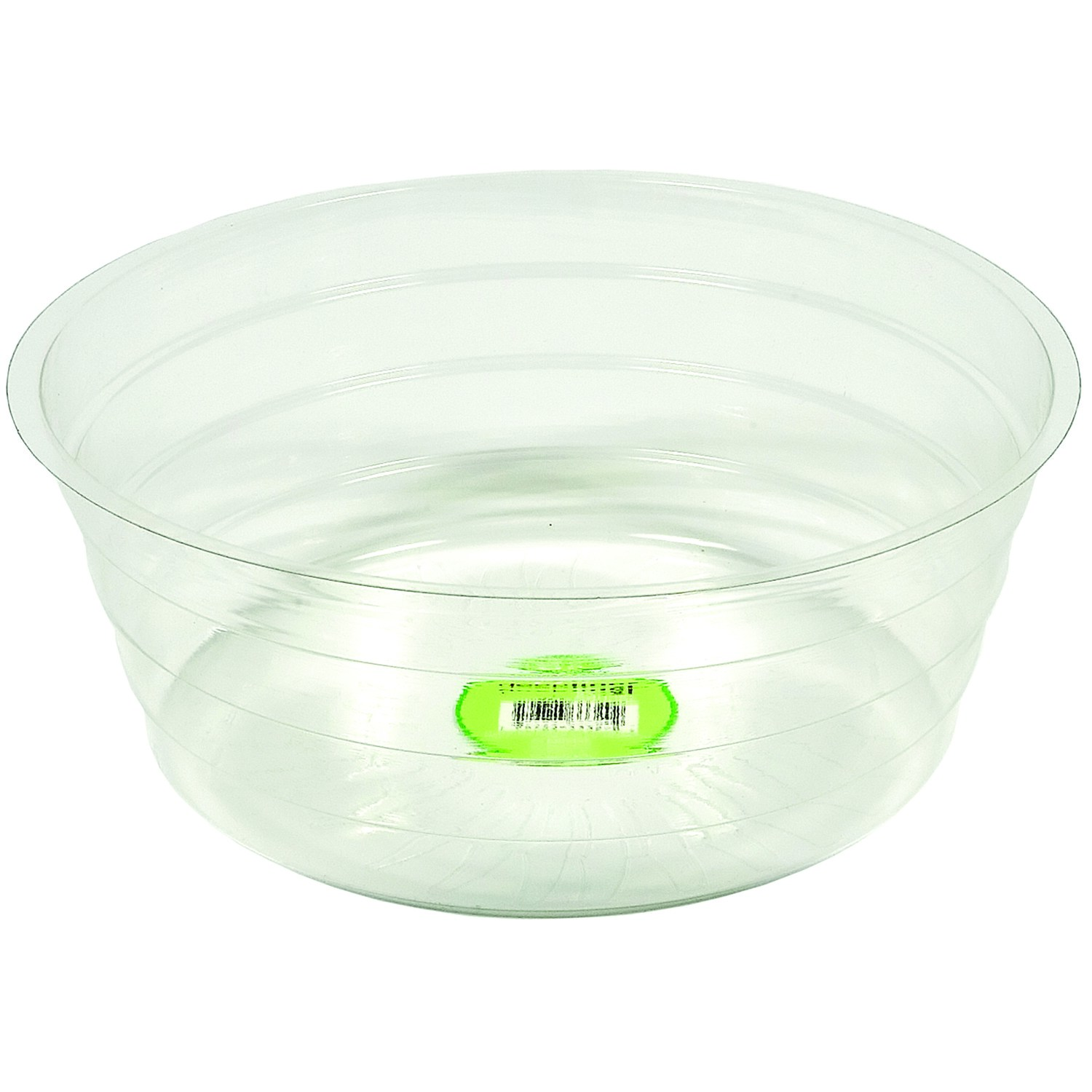 Plastec 8" Deep Liner Saucer — priced per each; minimum 50; multiples of 50