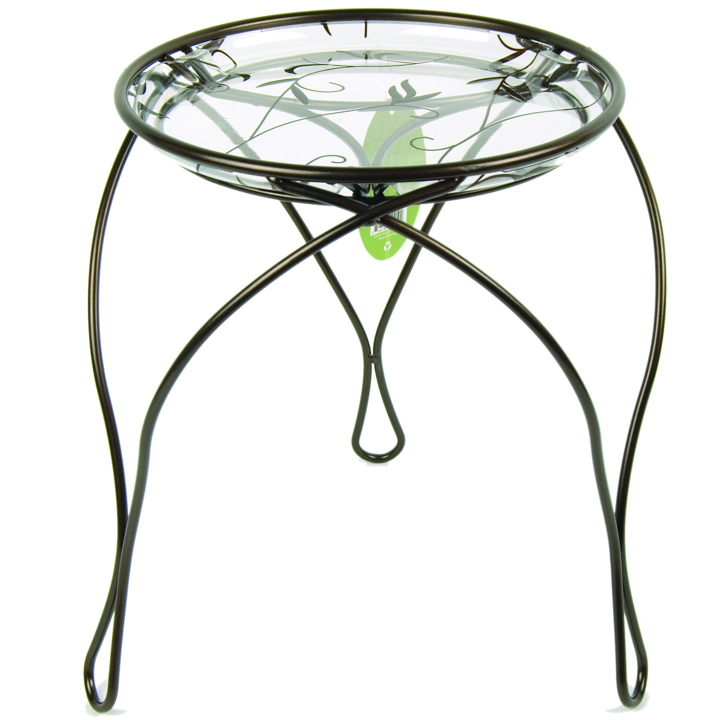 Plastec 13" Elegance Plant Stand Dark Bronze