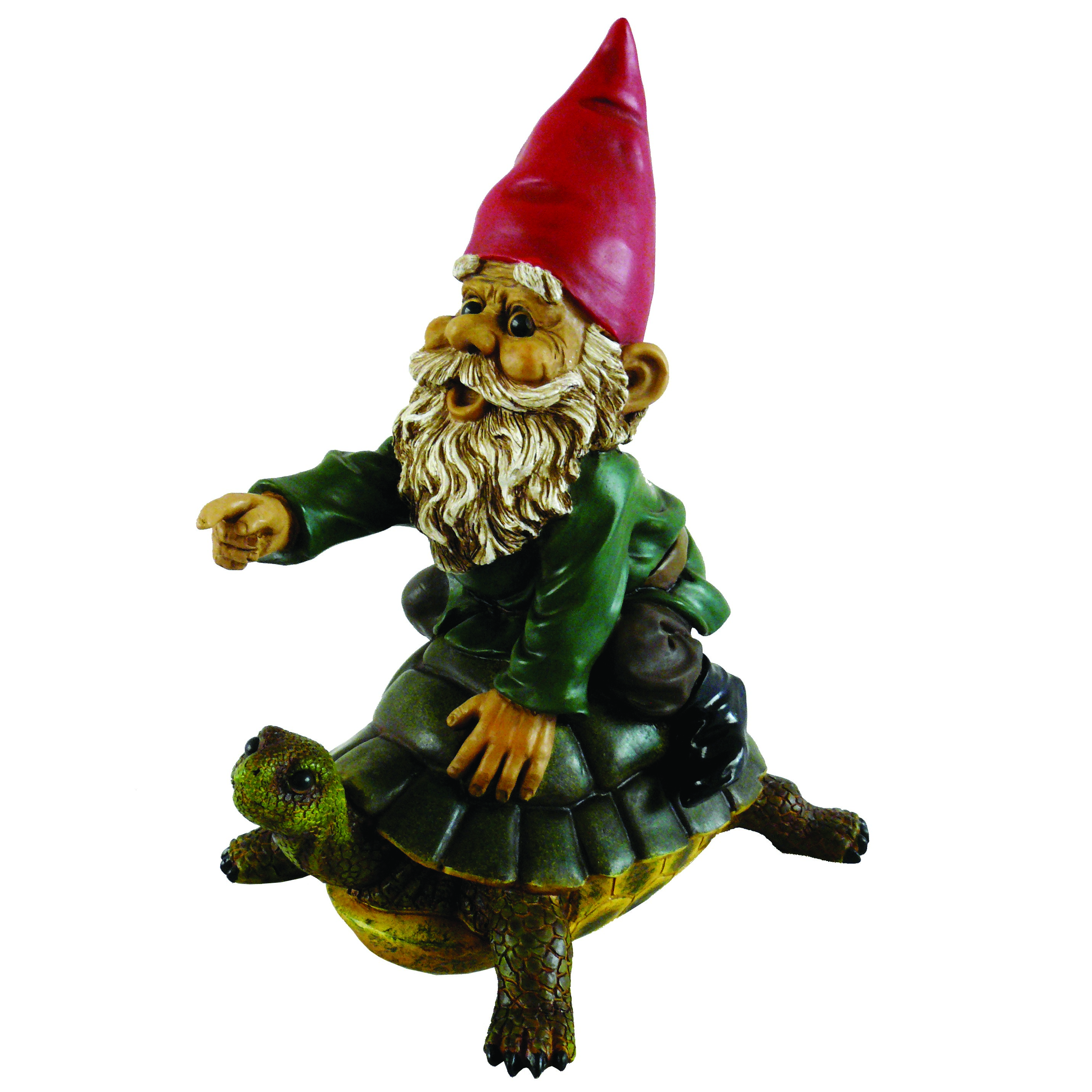 MCarr Garrold Gnome On Turtle — priced per each; minimum 2; multiples of 2