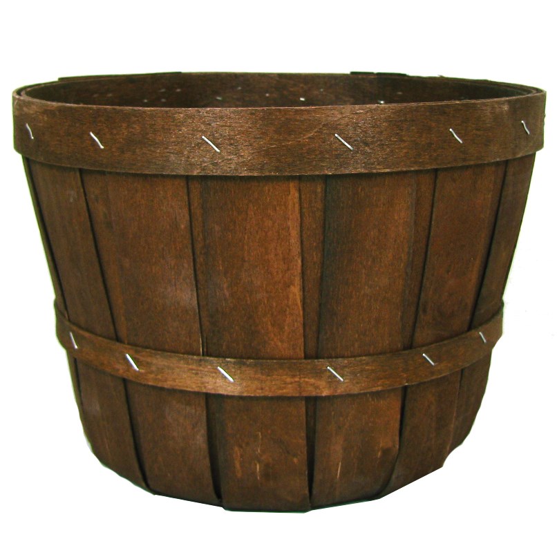 Grower Select Half Peck Basket No Handle Brown — Case of 12