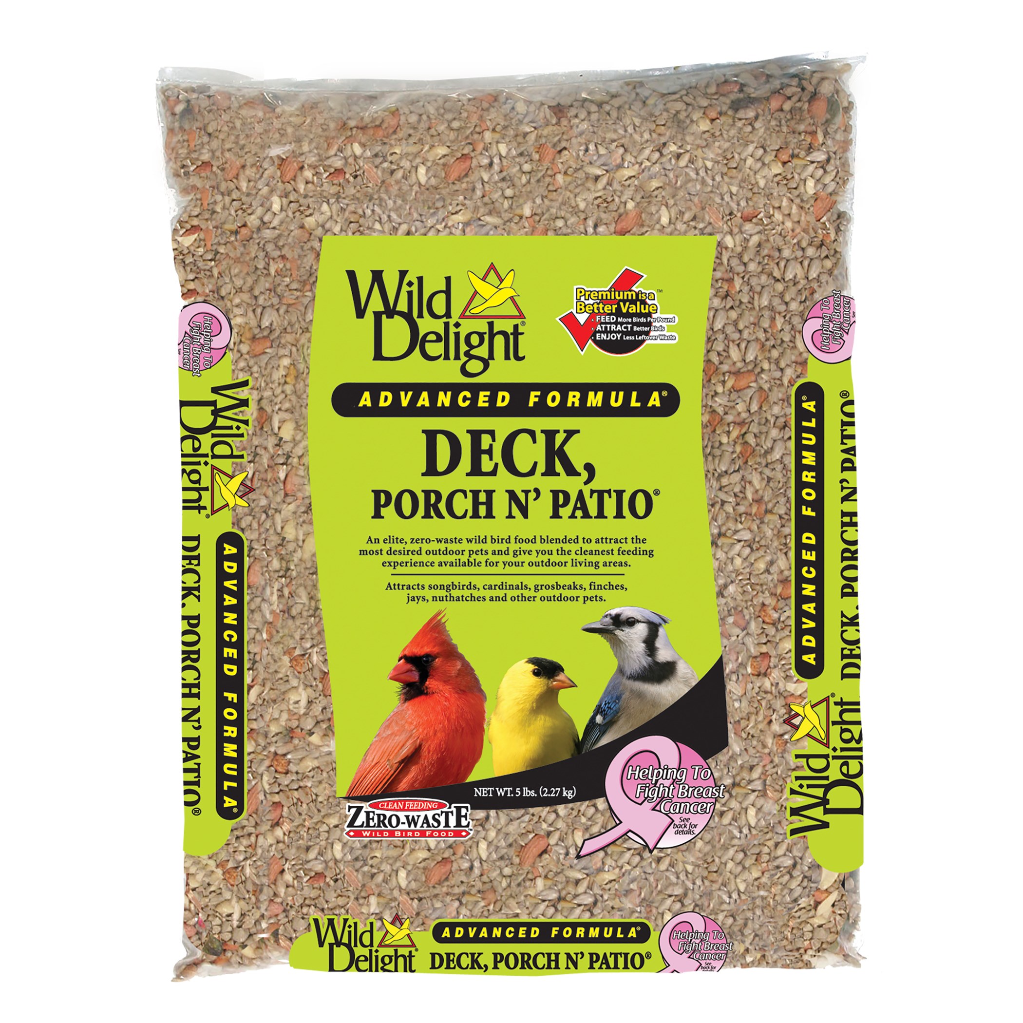 Wild Delight 5# Deck Porch N Patio MADE IN THE USA — priced per each; minimum 6; multiples of 6
