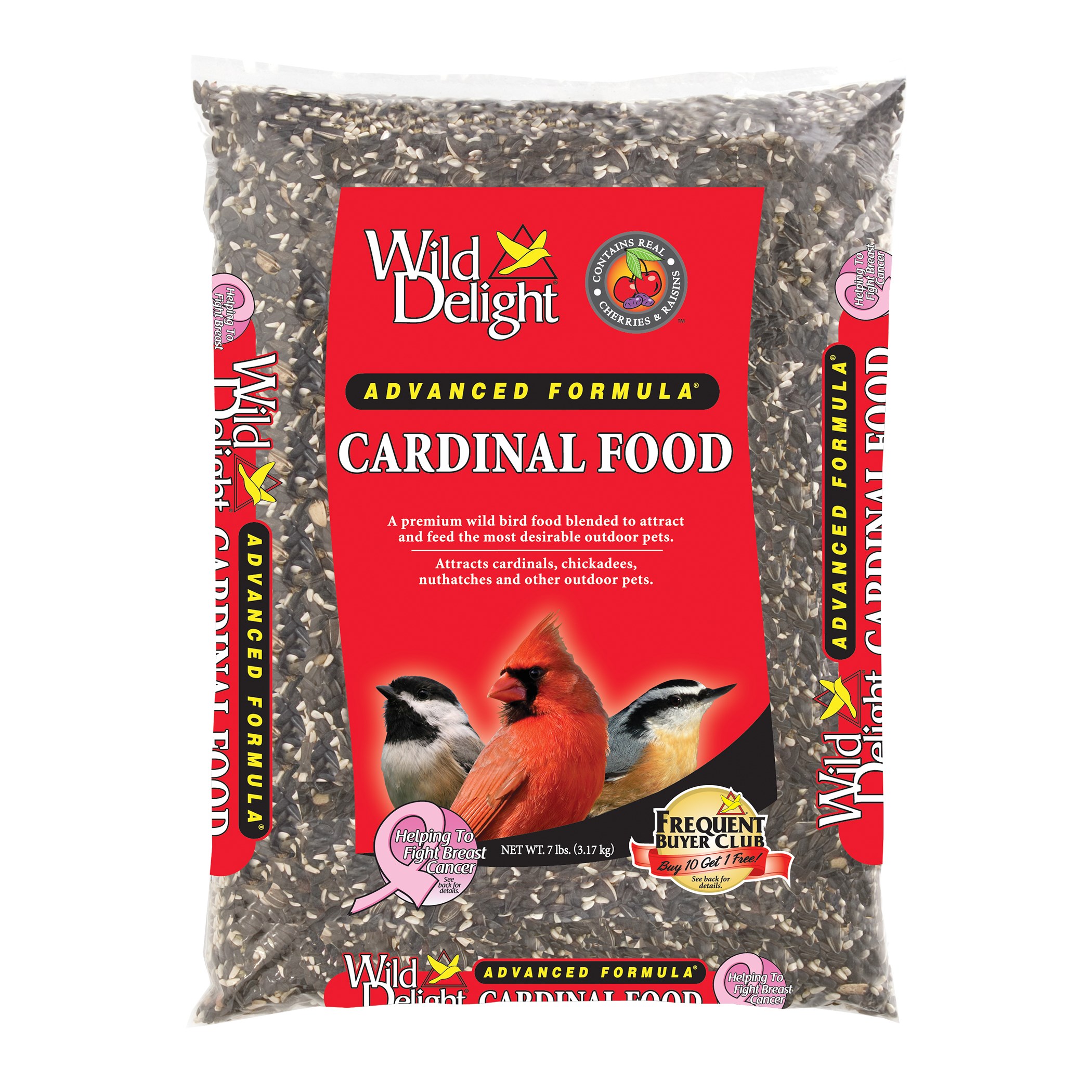 Wild Delight 7# Cardinal Food MADE IN THE USA — priced per each; minimum 4; multiples of 4