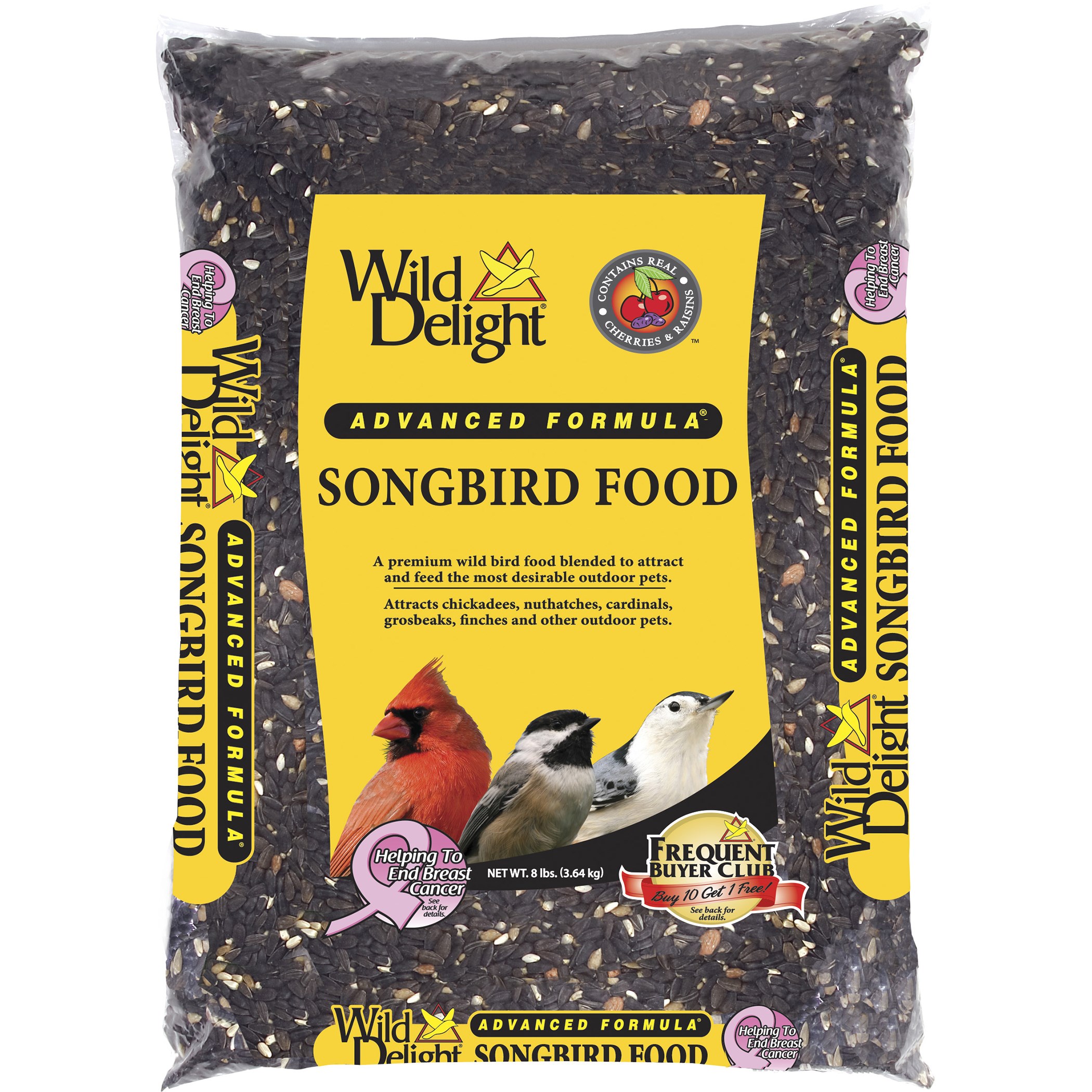 Wild Delight 8# Songbird Food MADE IN THE USA — priced per each; minimum 4; multiples of 4