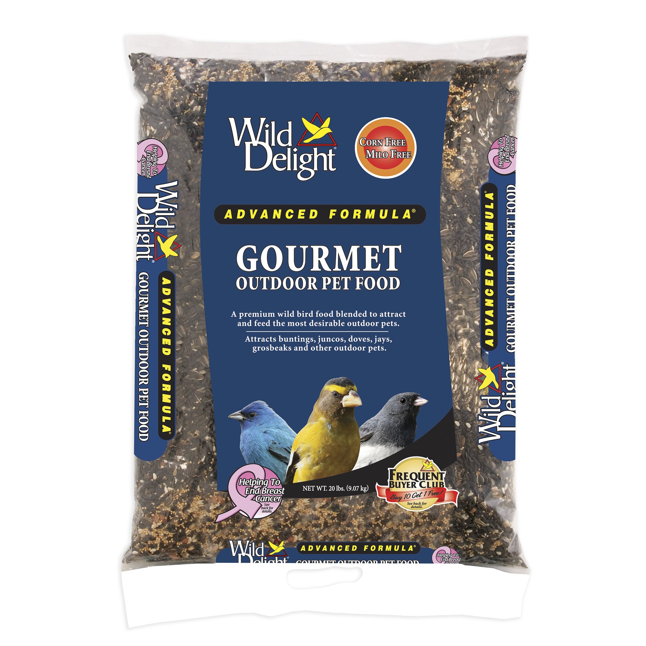Wild Delight 20# Gourmet Wild Bird Food MADE IN THE USA