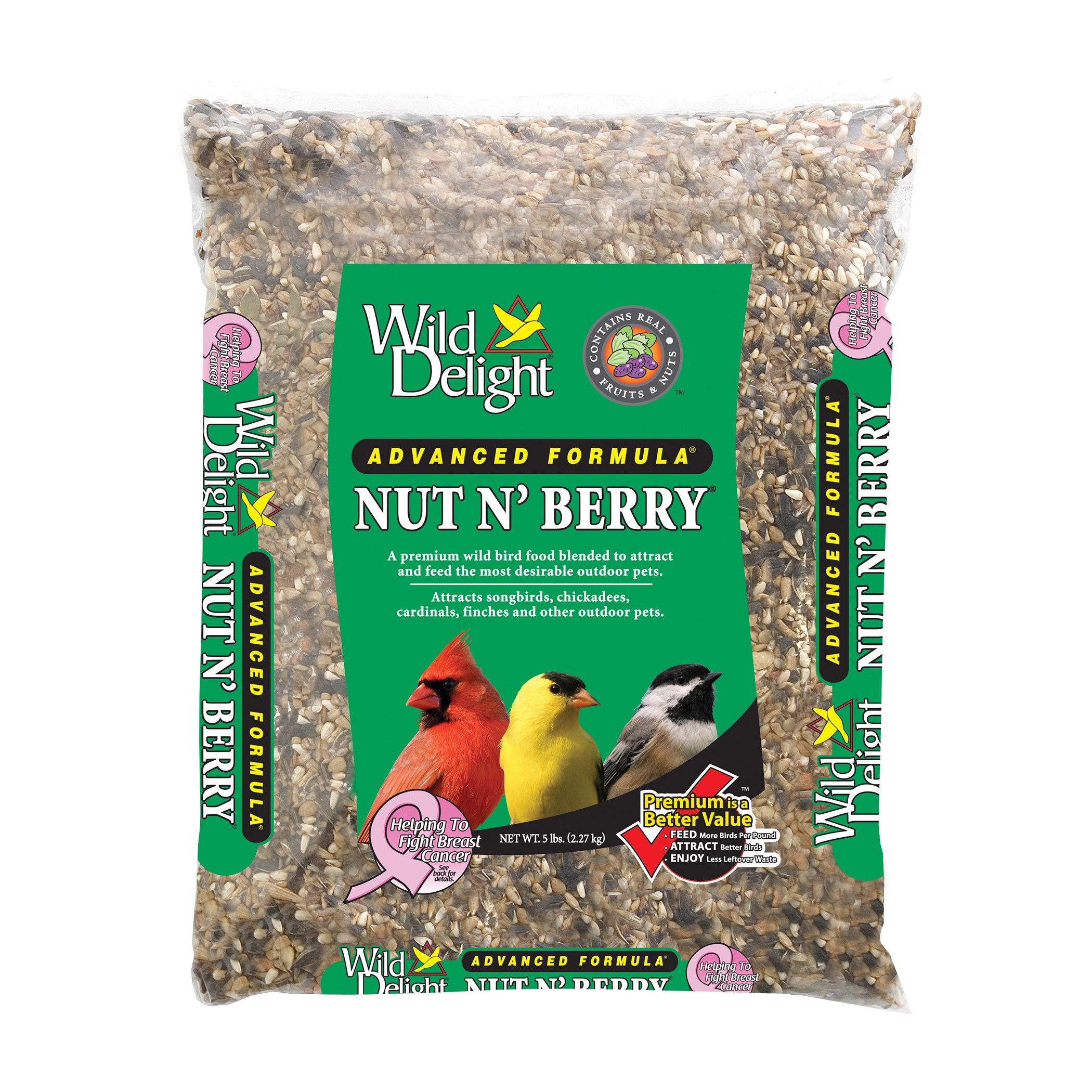 Wild Delight 5# Nut N Berry MADE IN THE USA — priced per each; minimum 6; multiples of 6