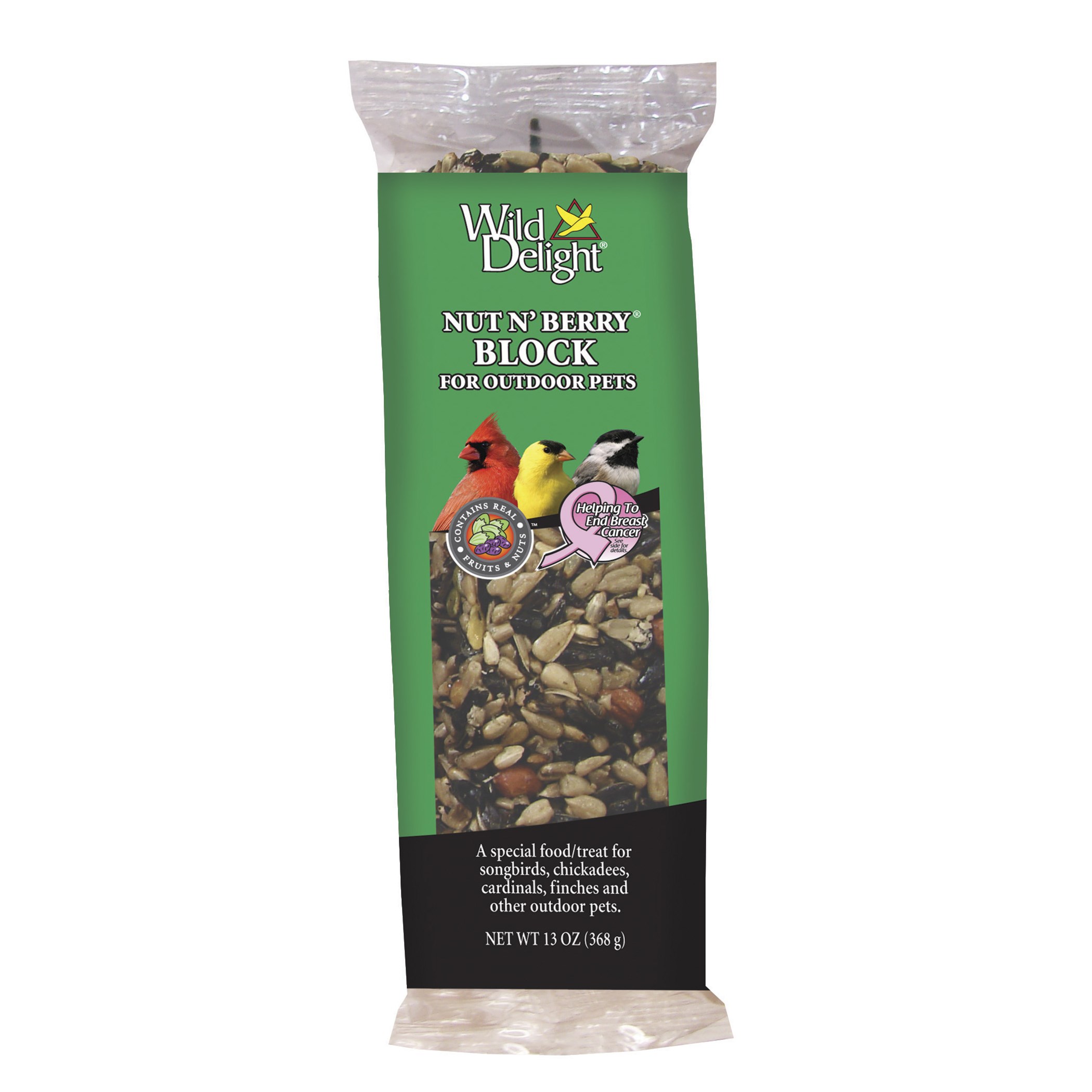 Wild Delight 13oz Nut N Berry Block MADE IN THE USA — priced per each; minimum 10; multiples of 10