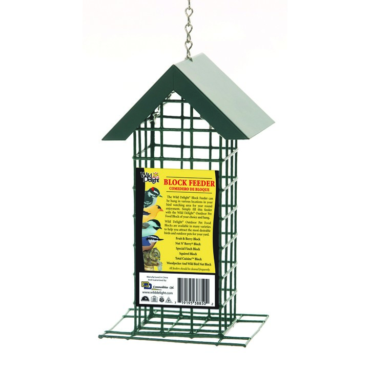 Wild Delight Block Feeder MADE IN THE USA — priced per each; minimum 4; multiples of 4