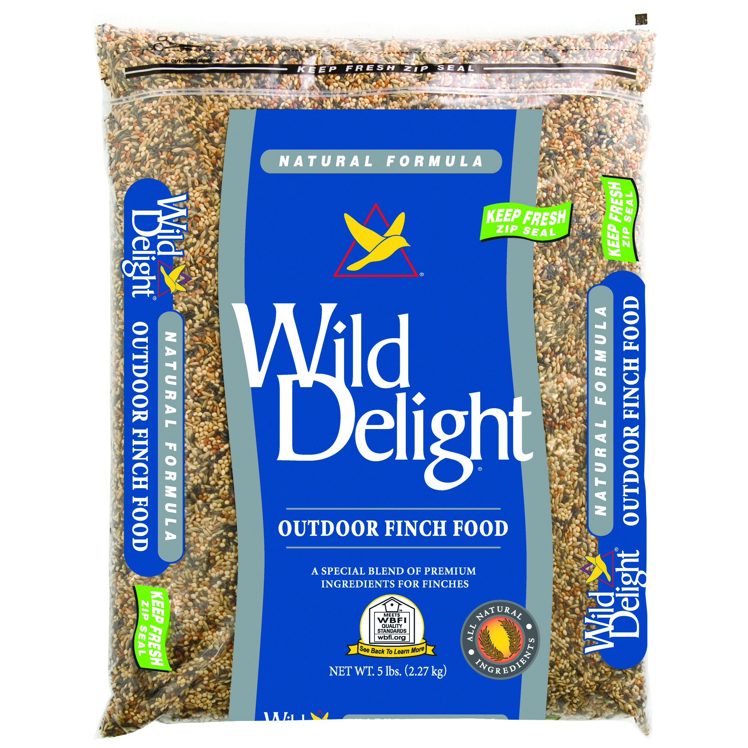 Wild Delight 5# Outdoor Finch Food MADE IN THE USA — priced per each; minimum 6; multiples of 6