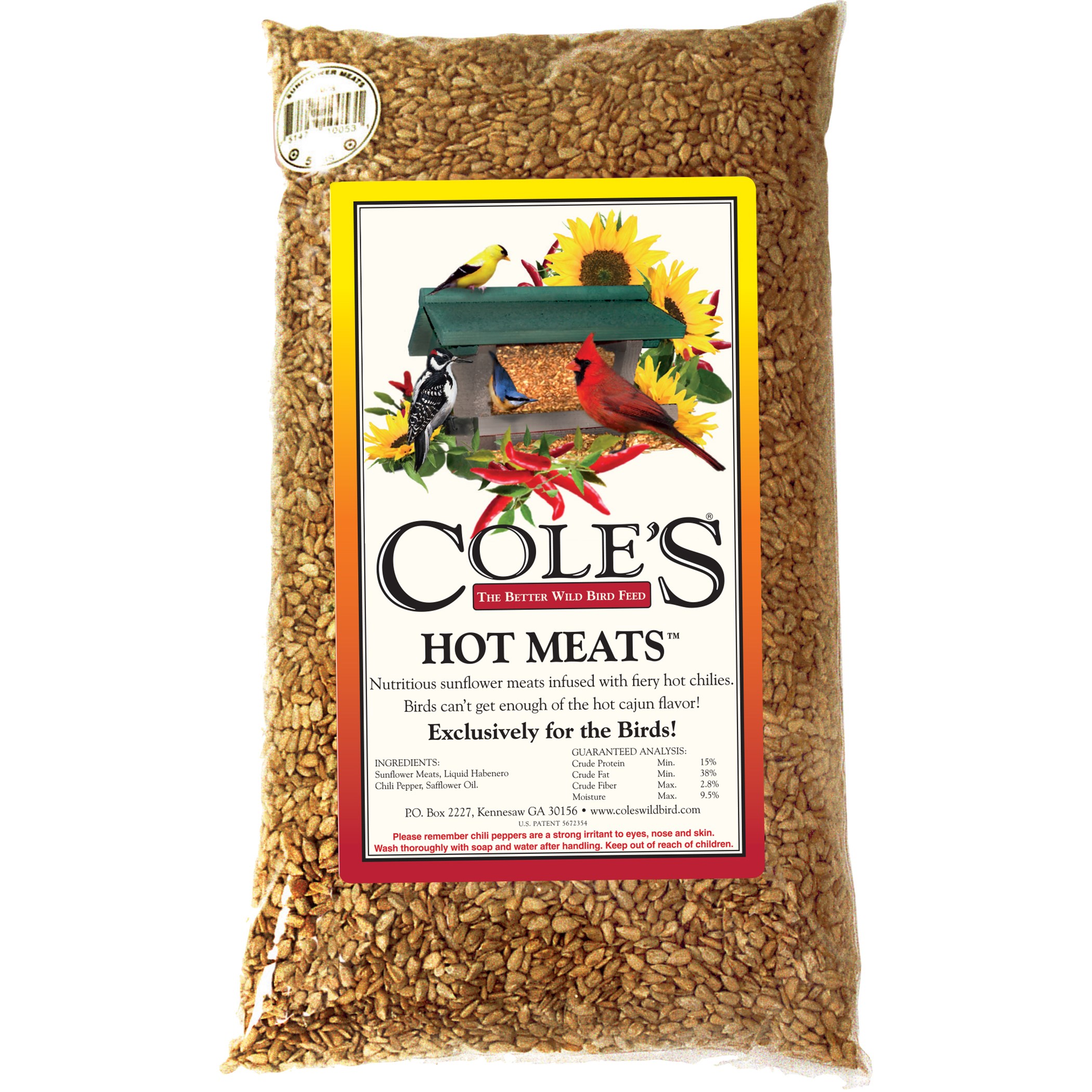 Coles 5# Hot Meats Seed MADE IN THE USA — priced per each; minimum 6; multiples of 6