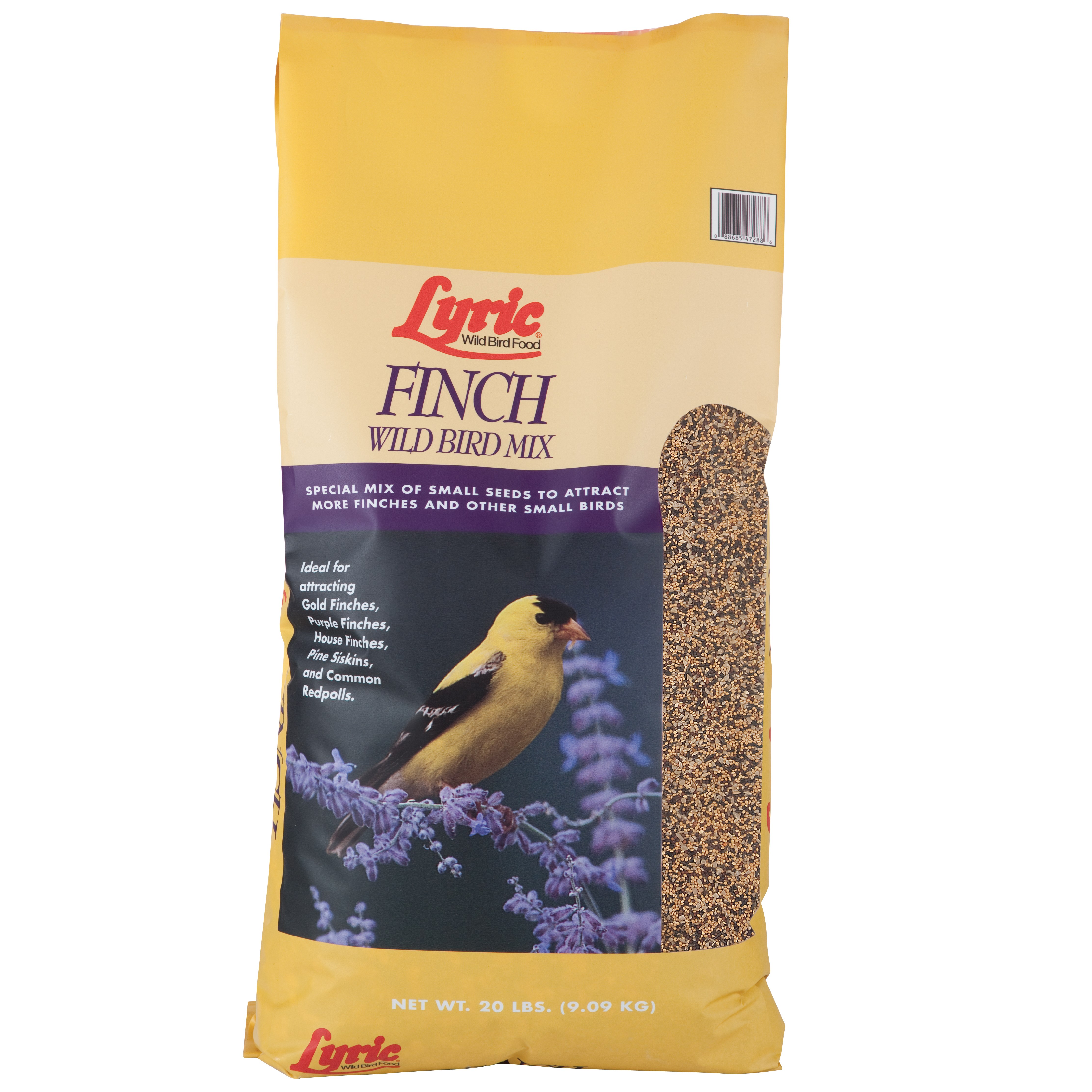 Lyric 20# Finch Wild Bird Food Seed Mix Yellow