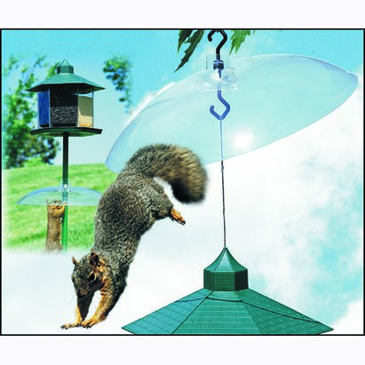 Perky Pet Transparent Squirrel Baffle — priced per each; minimum 12; multiples of 12