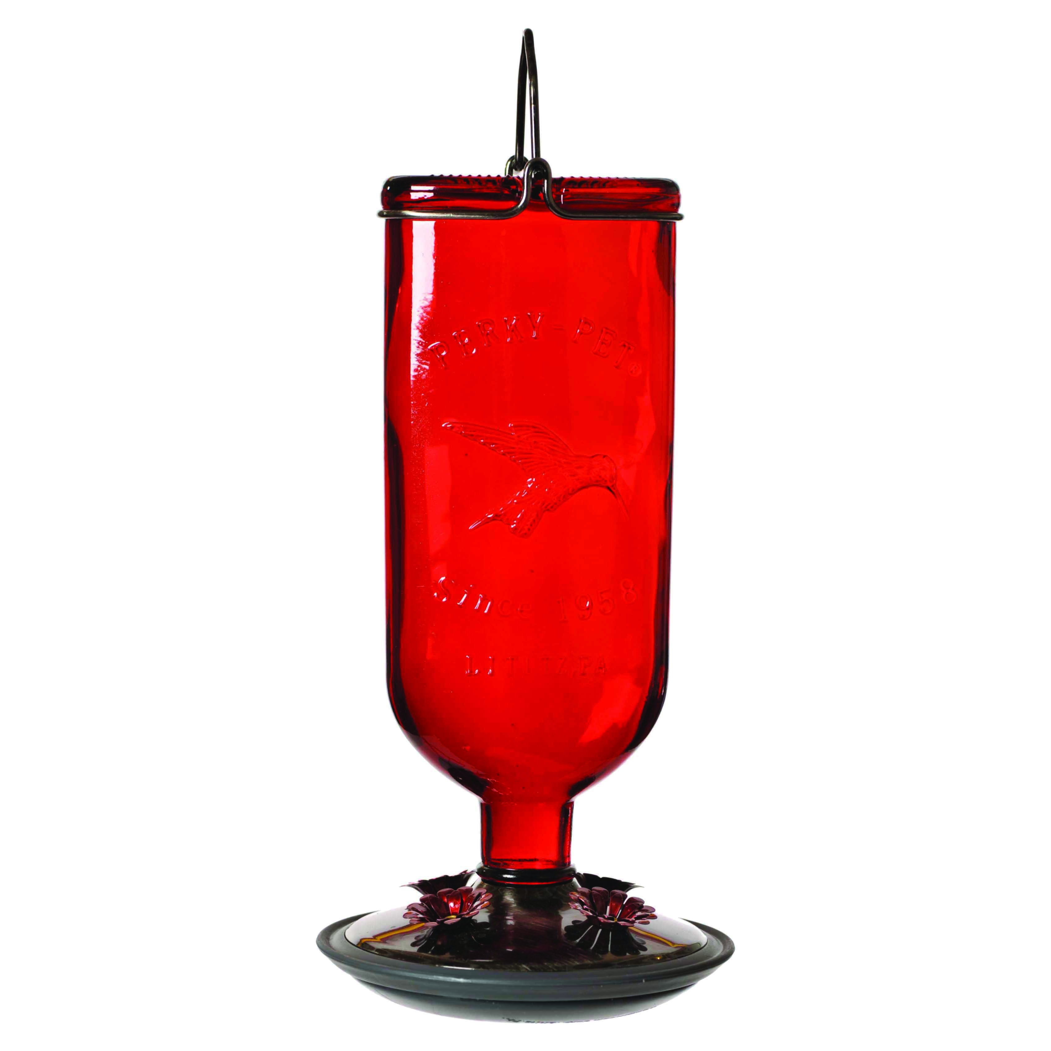 Perky Pet Hummingbird Red Antique Bottle Feeder — priced per each; minimum 2; multiples of 2