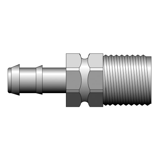Netafim 16mm Insert Barb Adapter for Heavywall/PE to 3/4in MPT