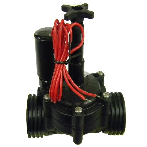 Netafim 1" 24 VAC Series 80 Two-Way Globe Valve w/ Flow Control & Encapsulated Solenoid 50 GPM Max Flow