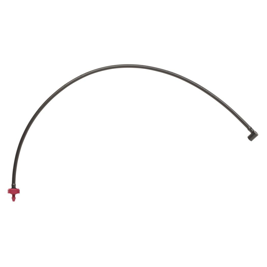 Netafim 48in Dripper Assembly w/ Flex PE Tubing for 3.2gph Plum PC Spray Stake (01PSDS-PL1-B) 25/BG — Bag of 25