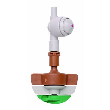 Netafim 23.4gpm SpinNetafim Sprinkler Head Assembly w/ CNL Brown Mist Brown Body Green Spinner 25/BG