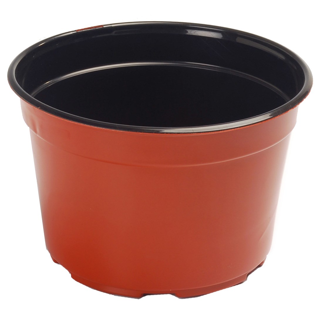 Landmark 09.00 Mum Pan Maxi Grow Coex Pot Terra Cotta / — Single Unit