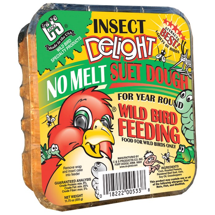 C&S 11.75oz Insect Delight No Melt Suet Dough — priced per each; minimum 12; multiples of 12