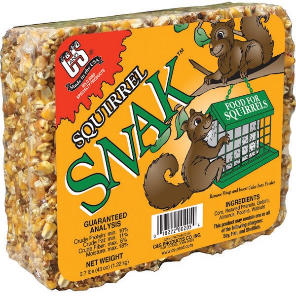 C&S 2.7# Squirrel Snack Cake — priced per each; minimum 6; multiples of 6