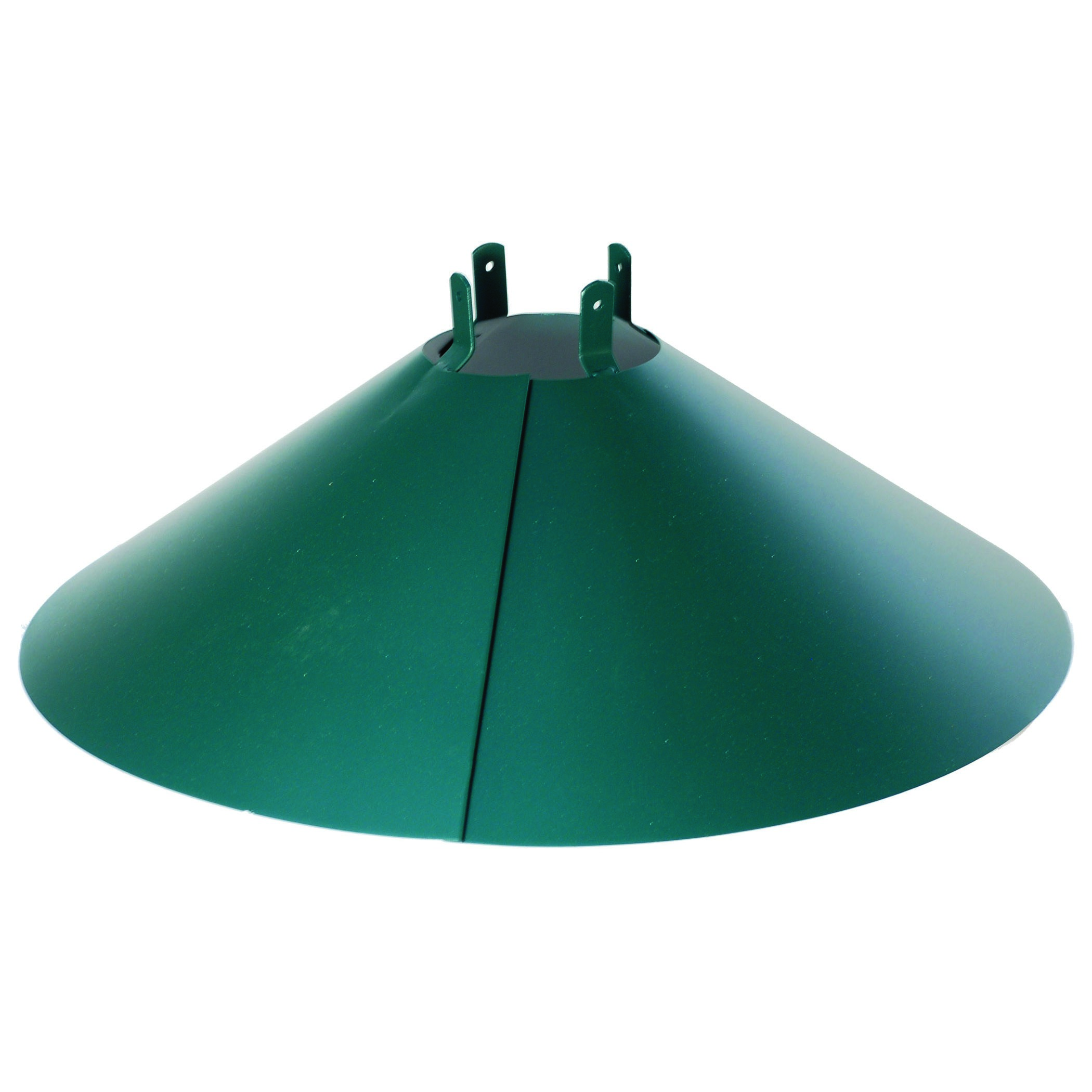 Audubon Green Wrap Around Steel Squirrel Baffle 4x4 — priced per each; minimum 4; multiples of 4