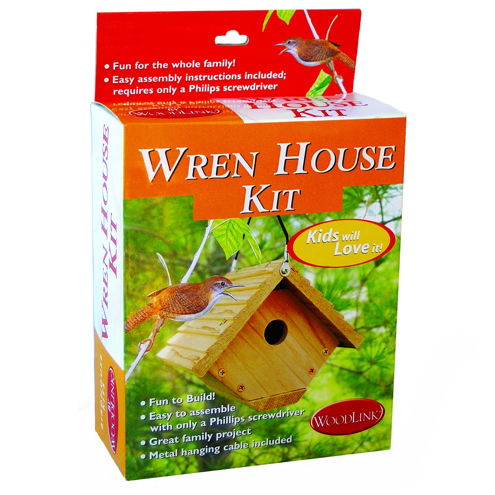 Audubon Wren House Building Kit — priced per each; minimum 6; multiples of 6