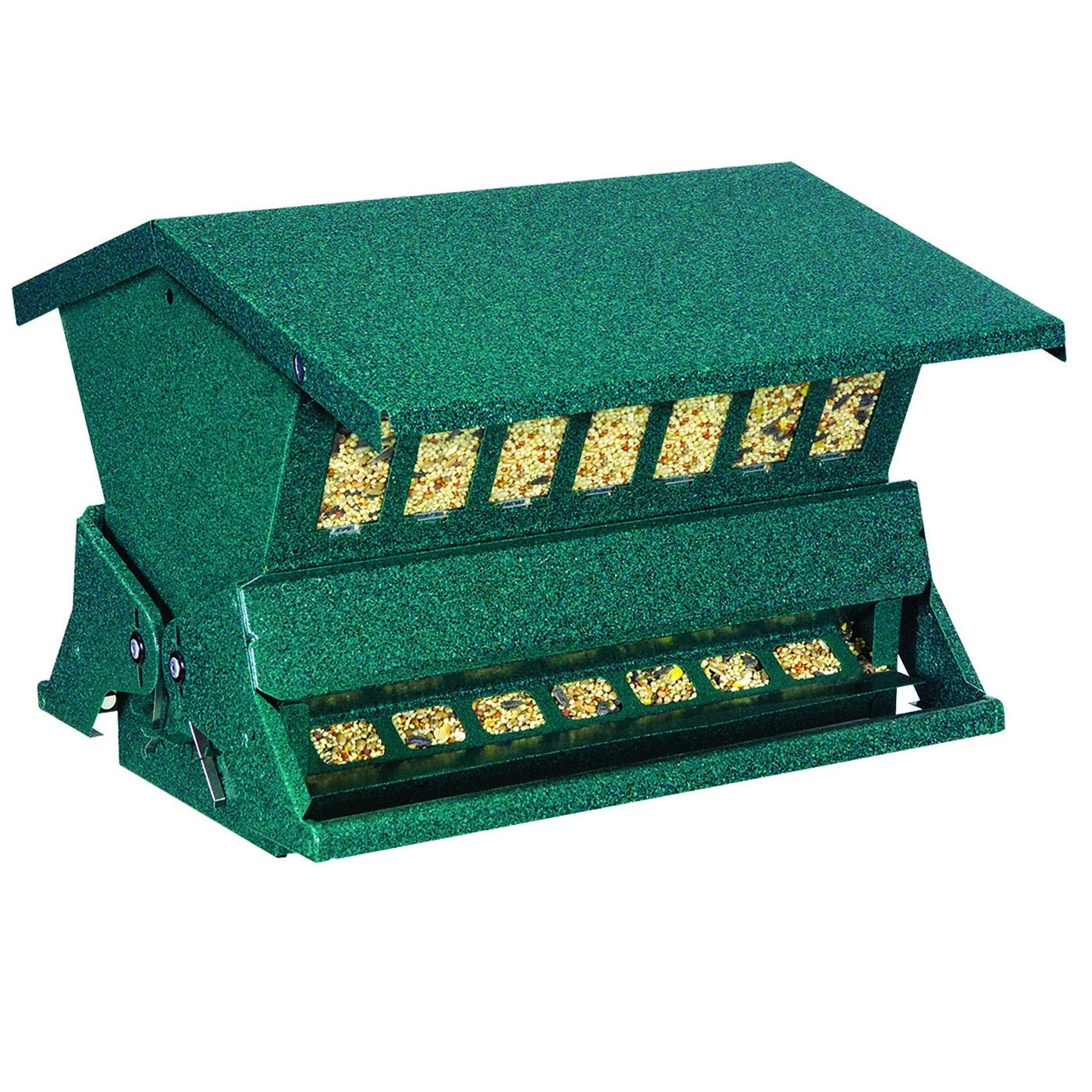 Audubon Absolute II Two Sided Feeder Green with Windows