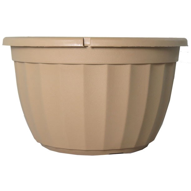 Grower Select 11.00 Serenity Hanging Basket Mocha With Plastic 3 Strand Hanger — Case of 72