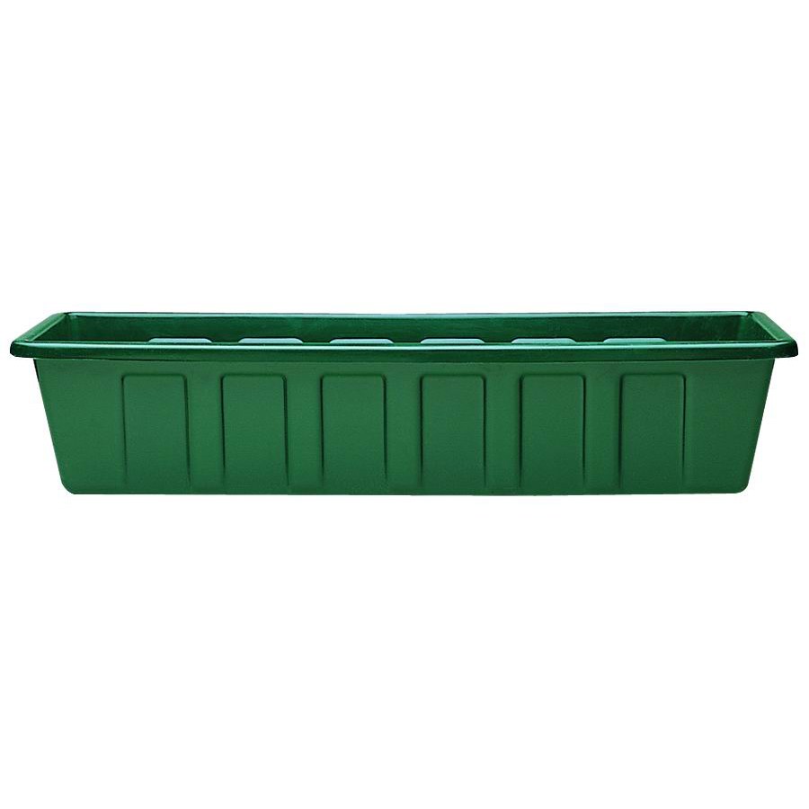 Novelty 24" Polypro Flower Box Planter Hunter Green