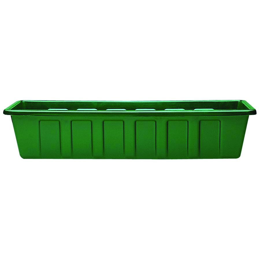 Novelty 30" Polypro Flower Box Planter Hunter Green
